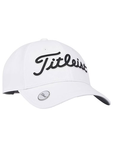 Titleist Marcador de Bolas Cap Players Performance, blanco