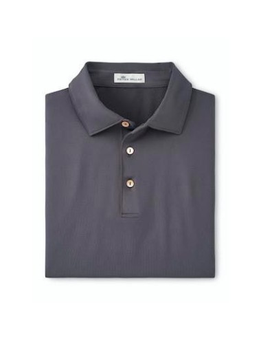 Peter Millar Mens Solid Stretch Polo