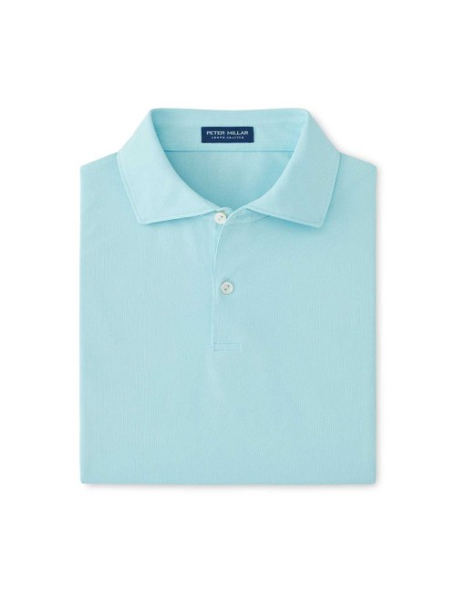 Peter Millar Men Soul Performance Mesh Polo  Edwin Spread Collar