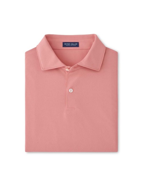 Peter Millar Men Soul Performance Mesh Polo  Edwin Spread Collar