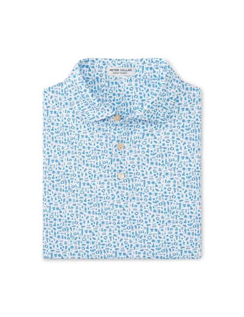 Peter Millar Men Toga Party Performance Jersey Polo Sean Self Col