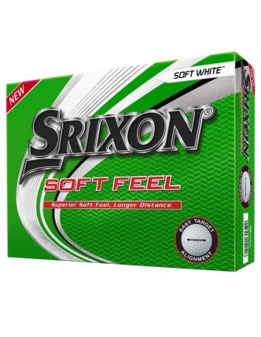 Srixon SOFT FEEL Pure White Personalizada