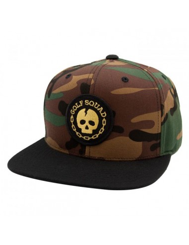 Gorra Skull In Chain Camo Visera Plana Camo