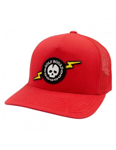 Gorra TunderBolt Trucker Visera Curva Roja