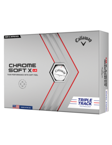 Callaway Chome Soft X LS Triple Track Blanca