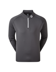 JERSEY GOLF CUELLO DE PICO GRIS JASPEADO CLIMA TEMPLADO PARA HOMBRE