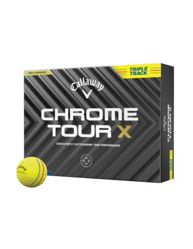 Callaway Chome Tour X 2024 Triple Track Yellow