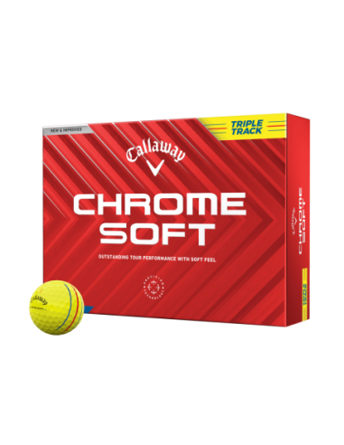 Callaway Chome Soft Triple Track 2024 Yellow